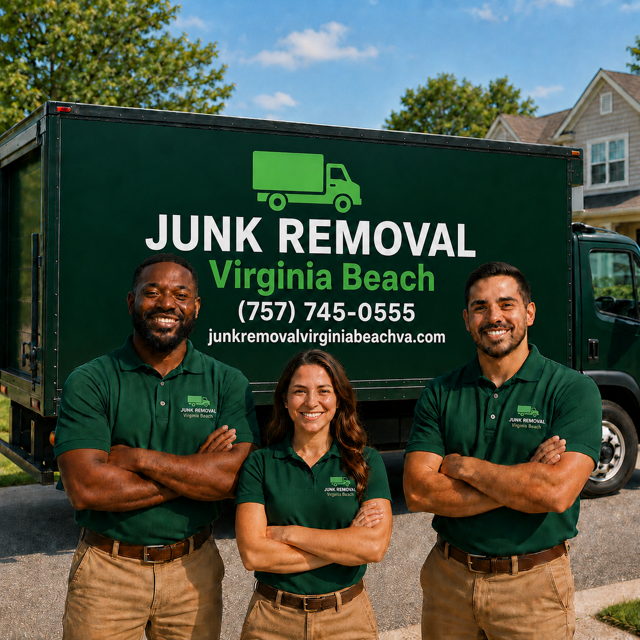 The Junk Removal Virginia Beach professional team